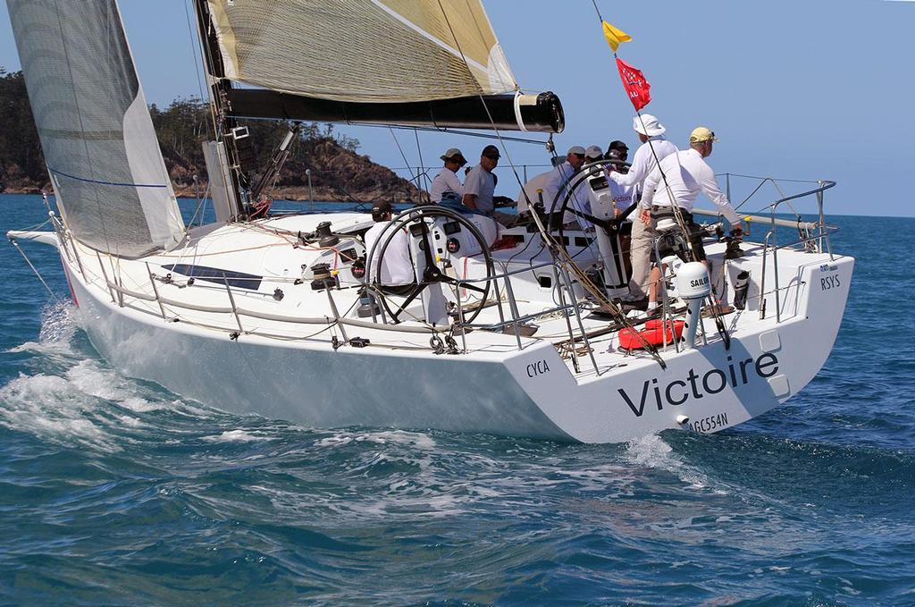 Victoire - Audi Hamilton Island Race Week 2013 Day 1 photo copyright Sail-World.com http://www.sail-world.com taken at  and featuring the  class