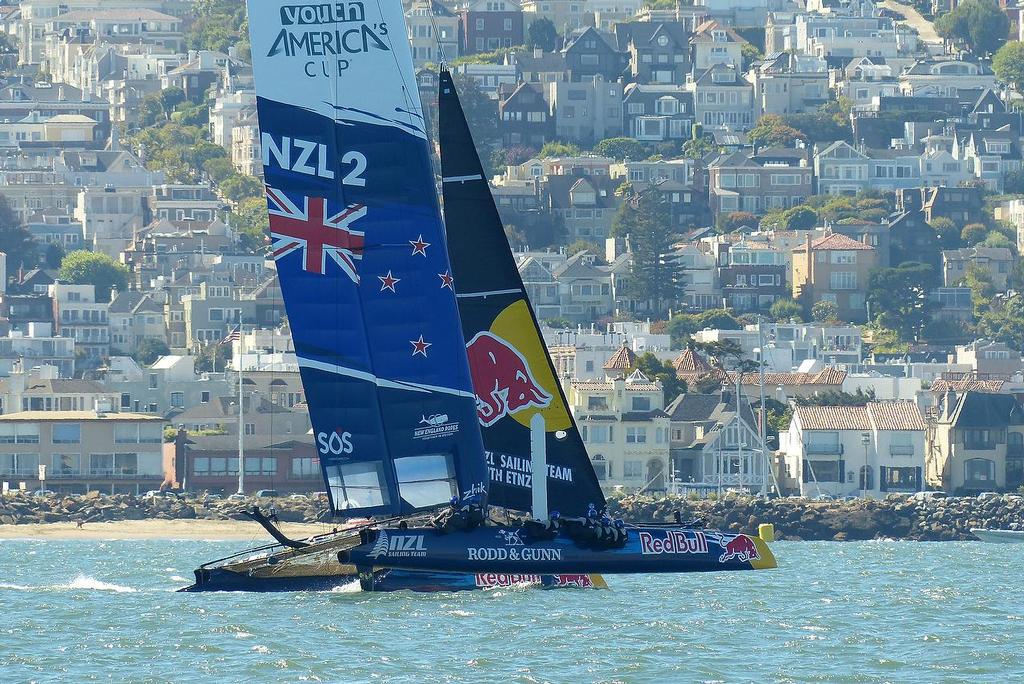 NZL Sailing Team - Red Bull Youth America’s Cup - Practice Day - August 27, 2013 © John Navas 