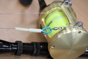 The correct crimping method for connecting a swivel to heavy tackle. photo copyright Jarrod Day taken at  and featuring the  class
