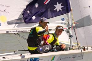 2013 World Champions photo copyright Mat Belcher & Will Ryan taken at  and featuring the  class