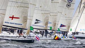 International battle at the NYYC Invitational Cup presented by Rolex photo copyright  Rolex/Daniel Forster http://www.regattanews.com taken at  and featuring the  class