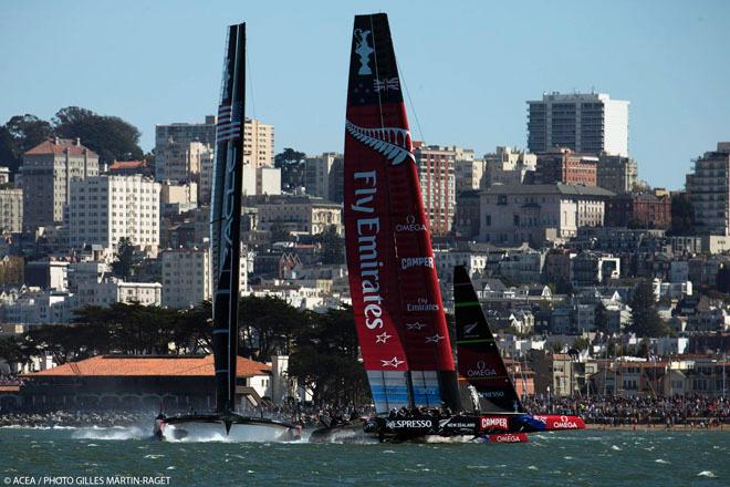 15/09/2013 - San Francisco (USA,CA) - 34th America’s Cup - Final Match, Day 6 © ACEA - Photo Gilles Martin-Raget http://photo.americascup.com/