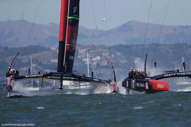 34th America’s Cup - ORACLE Team USA vs Emirates Team New Zealand, Race Day 6 ©  ACEA / Photo Balazs Gardi http://www.americascup.com/