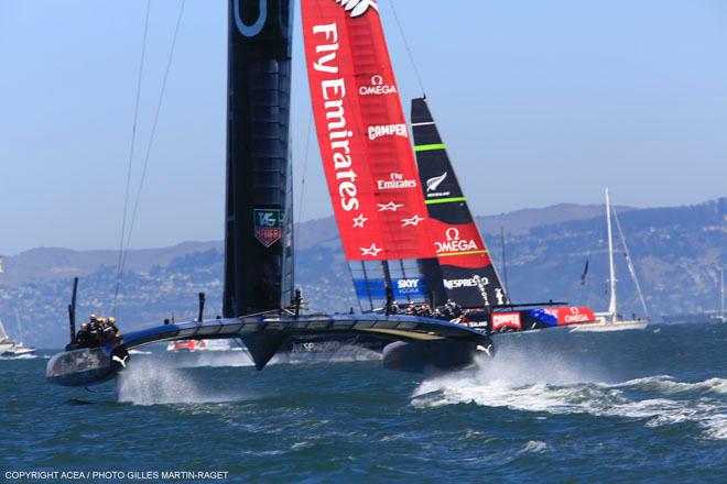 Oracle Team USA vs Emirates Team New Zealand, Race Day 8 © ACEA - Photo Gilles Martin-Raget http://photo.americascup.com/