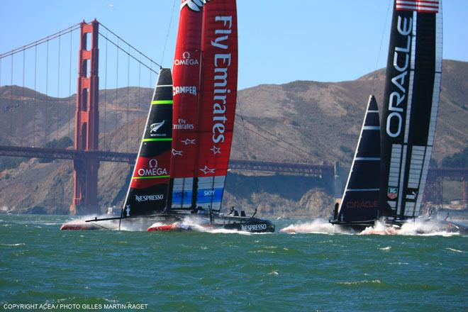 18/09/2013 - San Francisco (USA,CA) - 34th America’s Cup - Oracle Team USA vs Emirates Team New Zealand, Race Day 8 © ACEA - Photo Gilles Martin-Raget http://photo.americascup.com/