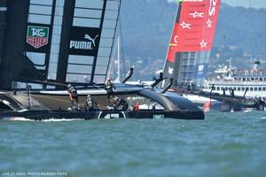 12/09/2013 - San Francisco (USA,CA) - 34th America's Cup - ORACLE Team USA vs Emirates Team New Zealand, Race Day 4 photo copyright ACEA / Ricardo Pinto http://photo.americascup.com/ taken at  and featuring the  class