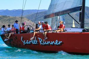 Scarlet runner on the move photo copyright Shirley Wodson photography taken at  and featuring the  class