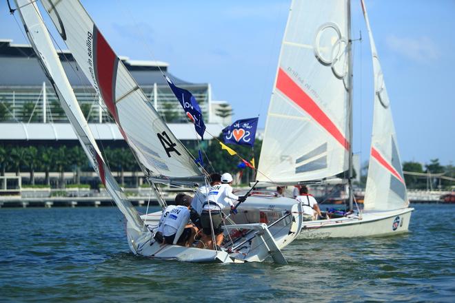 Tacking dual - 2nd Asia Pacific Student Cup © Howie Choo