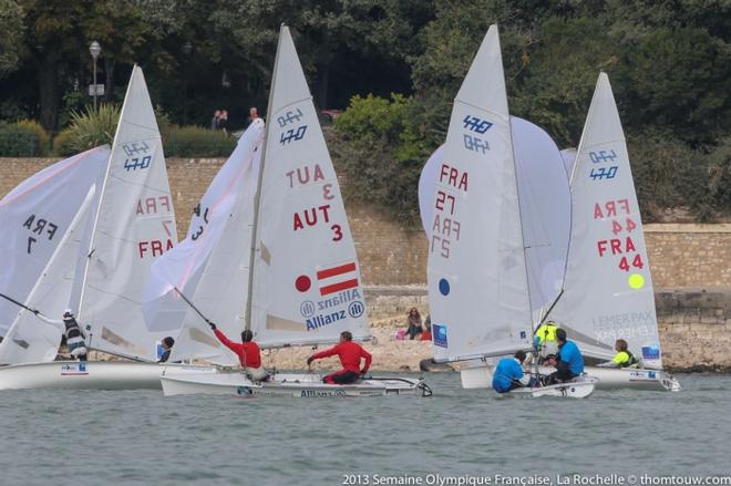 Semaine Olympique Francaise Day 5 - Fleet in action © Thom Touw http://www.thomtouw.com