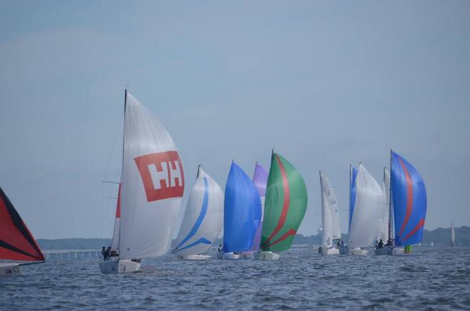Teams in action at the  J/70 North American Championship day 1 © J/70 Class Association