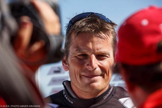 Dean Barker,  Emirates Team New Zealand © ACEA / Photo Abner Kingman http://photo.americascup.com