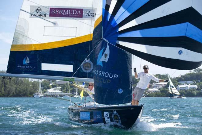 Vannes Agglo Sailing Team during the Practice Day at the Argo Gold Cup, Bermuda, part of the Alpari WMRT. ©  OnEdition / WMRT http://wmrt.com/