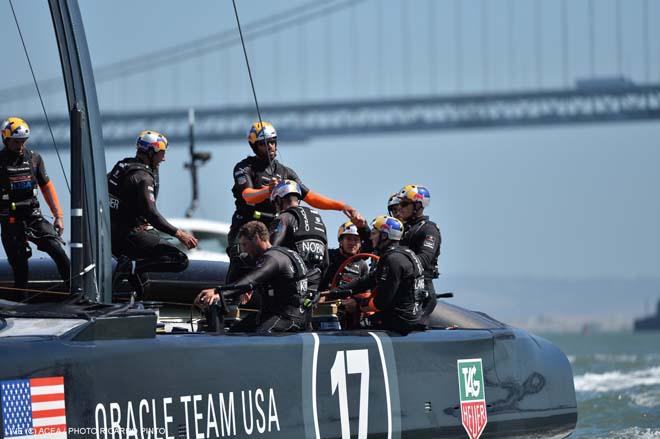 24/09/2013 - San Francisco (USA,CA) - 34th America’s Cup - Oracle Team USA vs Emirates Team New Zealand, Race Day 14 © ACEA / Ricardo Pinto http://photo.americascup.com/