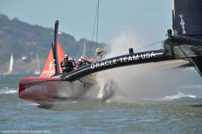 Oracle Team USA vs Emirates Team New Zealand, Race Day 15 © ACEA / Ricardo Pinto http://photo.americascup.com/