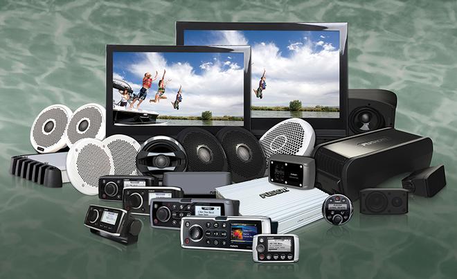 Amps, Subwoofers, Speakers, Front-end Units, Screens - all Fusion. © FUSION Electronics