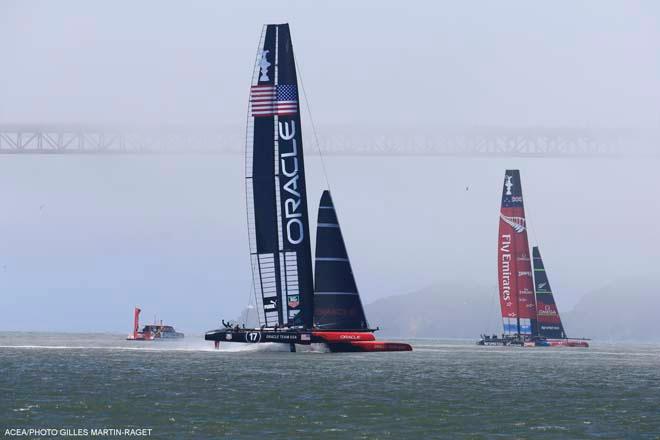 22/09/2013 - San Francisco (USA,CA) - 34th America’s Cup - Oracle Team USA vs Emirates Team New Zealand, Race Day 12 © ACEA - Photo Gilles Martin-Raget http://photo.americascup.com/
