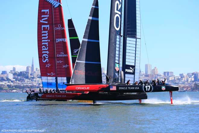 22/09/2013 - San Francisco (USA,CA) - 34th America’s Cup - Oracle Team USA vs Emirates Team New Zealand, Race Day 12 © ACEA - Photo Gilles Martin-Raget http://photo.americascup.com/