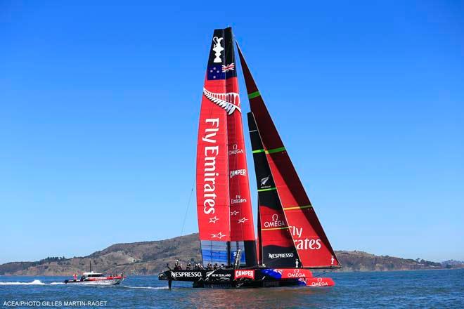 23/09/2013 - San Francisco (USA,CA) - 34th America’s Cup - Oracle Team USA vs Emirates Team New Zealand, Race Day 13 © ACEA - Photo Gilles Martin-Raget http://photo.americascup.com/