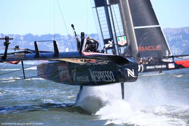 23/09/2013 - San Francisco (USA,CA) - 34th America’s Cup - Oracle Team USA vs Emirates Team New Zealand, Race Day 13 © ACEA - Photo Gilles Martin-Raget http://photo.americascup.com/