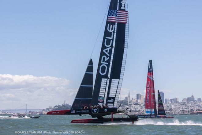Oracle Team USA in action © Guilain Grenier Oracle Team USA http://www.oracleteamusamedia.com/