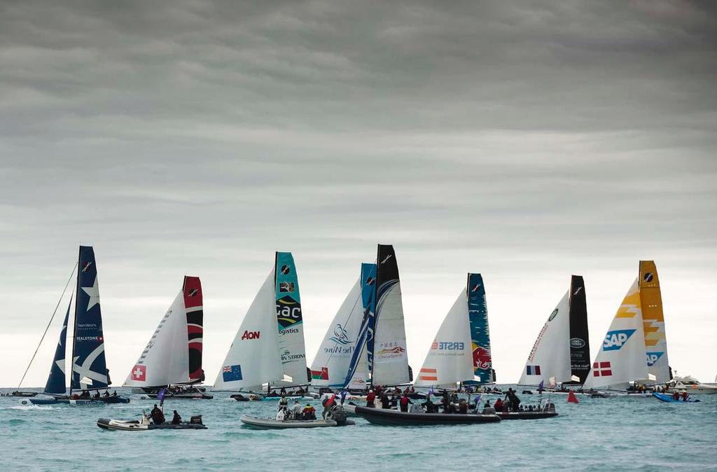 Extreme Sailing Series 2013 - Act 7 Nice © Lloyd Images