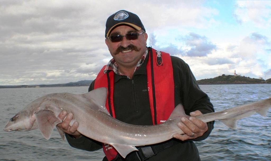 Tassie + Carl Hyland = sharks. photo copyright Jarrod Day taken at  and featuring the  class