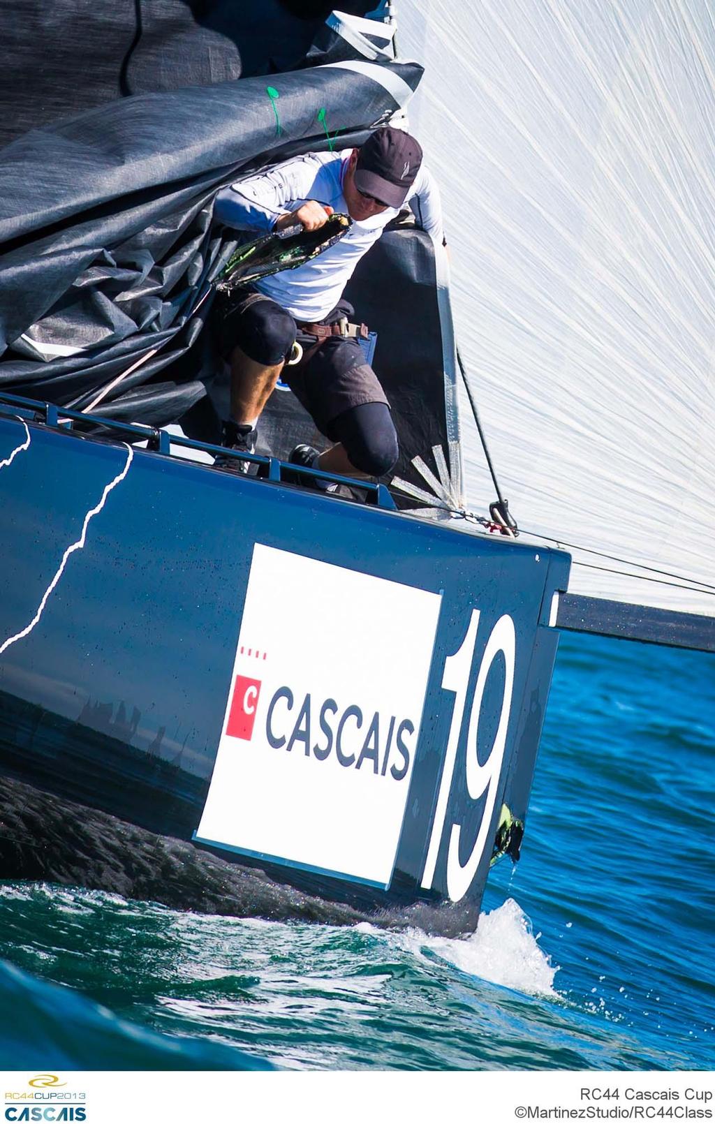 RC44 Cascais Cup - Aegir Racings bowman with part of their bow in his hand photo copyright MartinezStudio.es taken at  and featuring the  class
