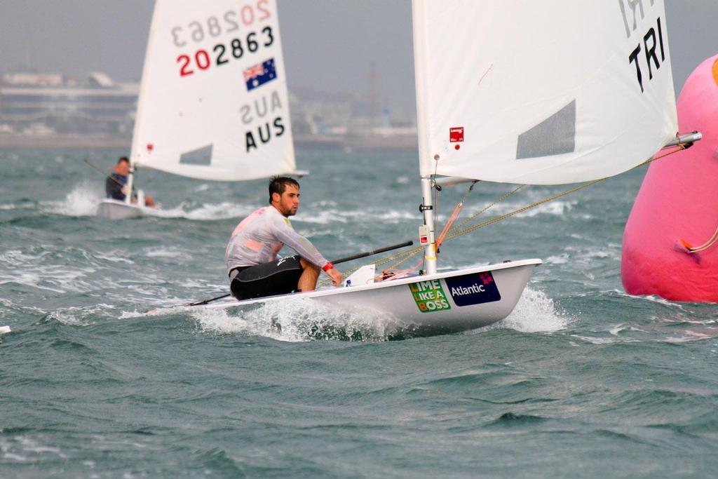 Andrew Lewis TRI Laser - 2013 ISAF Sailing World Cup Qingdao photo copyright ISAF  taken at  and featuring the  class