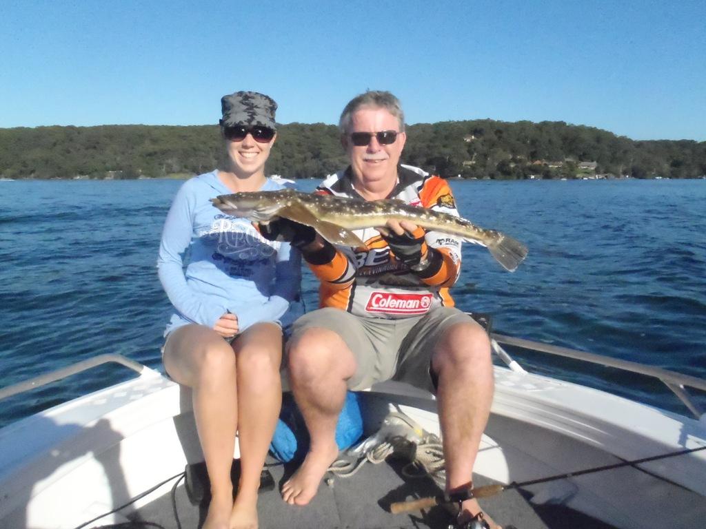 I have taken my daughter on a boat and she usualy catches bigger fish than me photo copyright Gary Brown taken at  and featuring the  class
