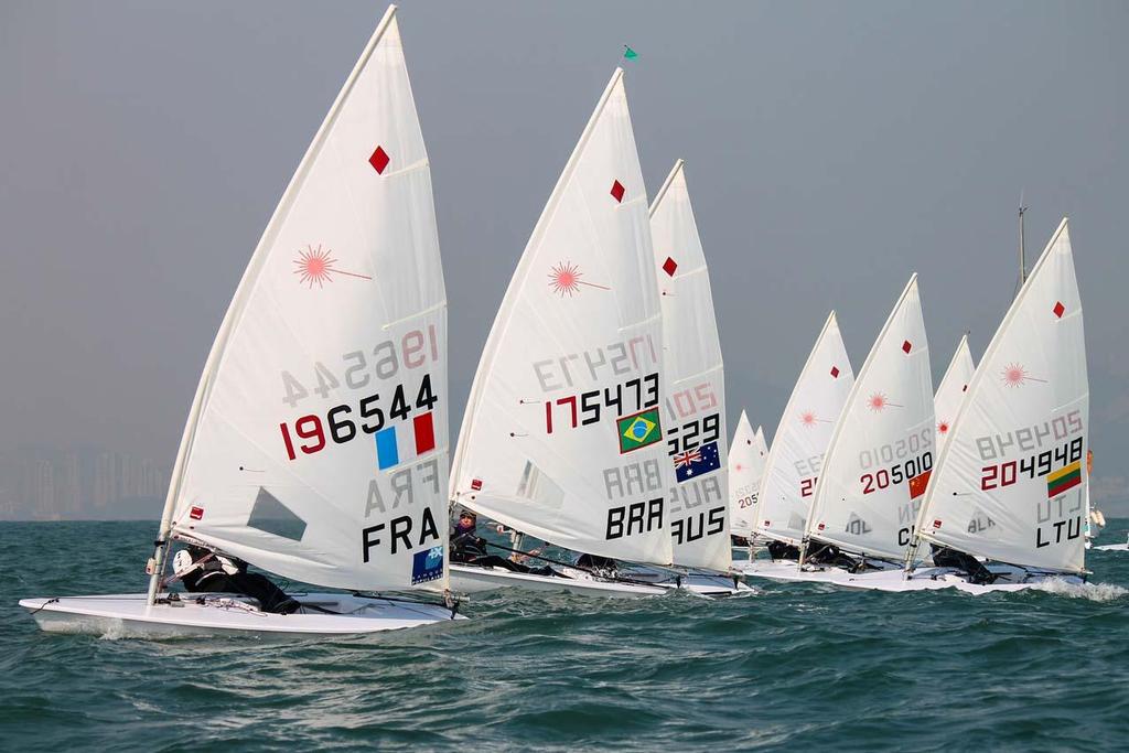 Laser Radial - 2013 ISAF Sailing World Cup Qingdao Day 3 photo copyright ISAF  taken at  and featuring the  class