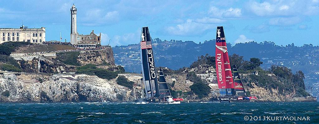 Leg 2 Alcatraz - America's Cup - Day 15 photo copyright Kurt Molnar taken at  and featuring the  class