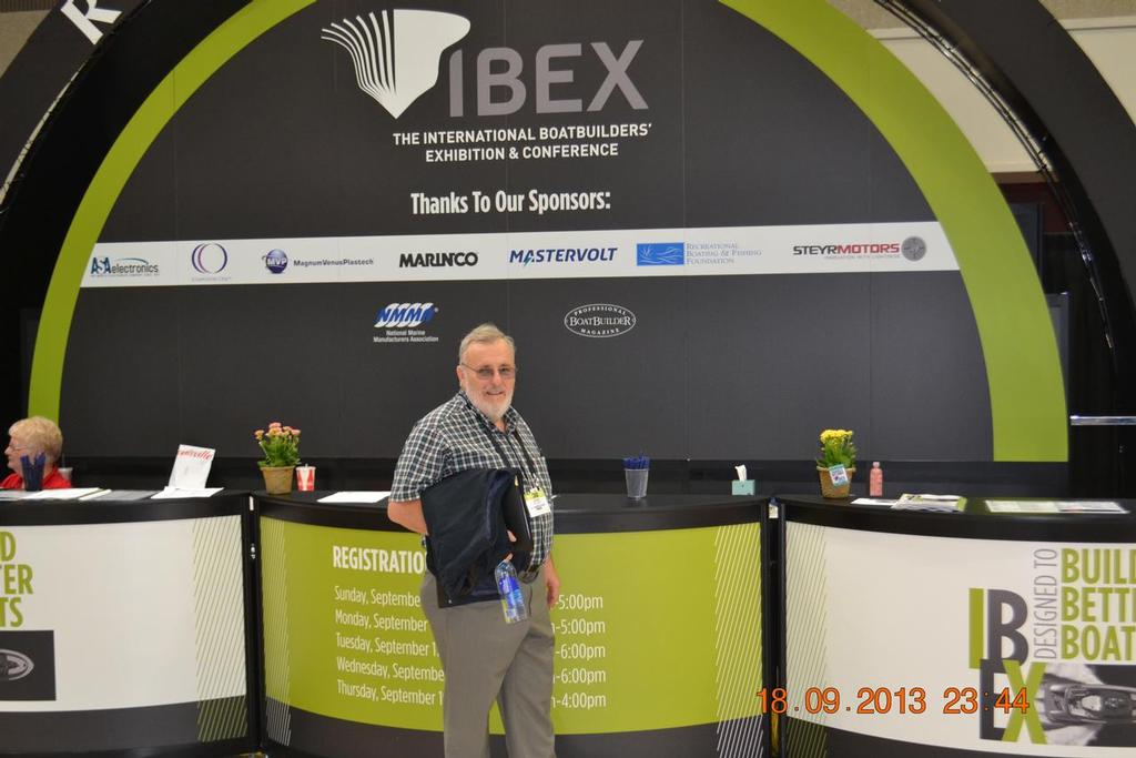 Leigh at IBEX 2013 photo copyright Leigh Francis taken at  and featuring the  class