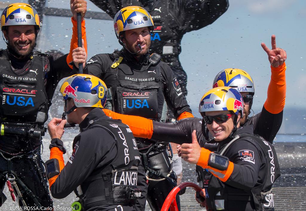 San Francisco<br />
34th AMERICA’S CUP<br />
America’s Cup final<br />
Oracle Team USA wins the 34th America’s Cup<br />
James Spithil<br />
 © Carlo Borlenghi/Luna Rossa http://www.lunarossachallenge.com