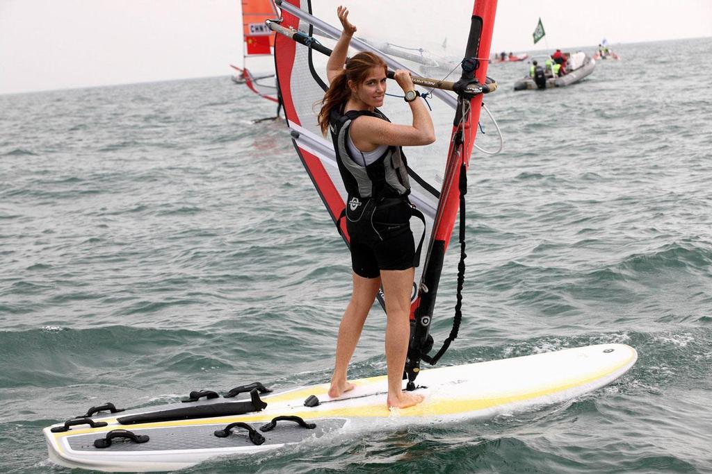 Maayan Davidovich ISR Women's RSX - 2013 ISAF Sailing World Cup Qingdao photo copyright ISAF  taken at  and featuring the  class