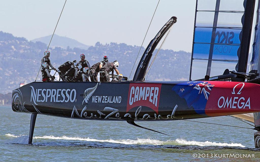 NZ Crew1 - America's Cup - Day 14 photo copyright Kurt Molnar taken at  and featuring the  class