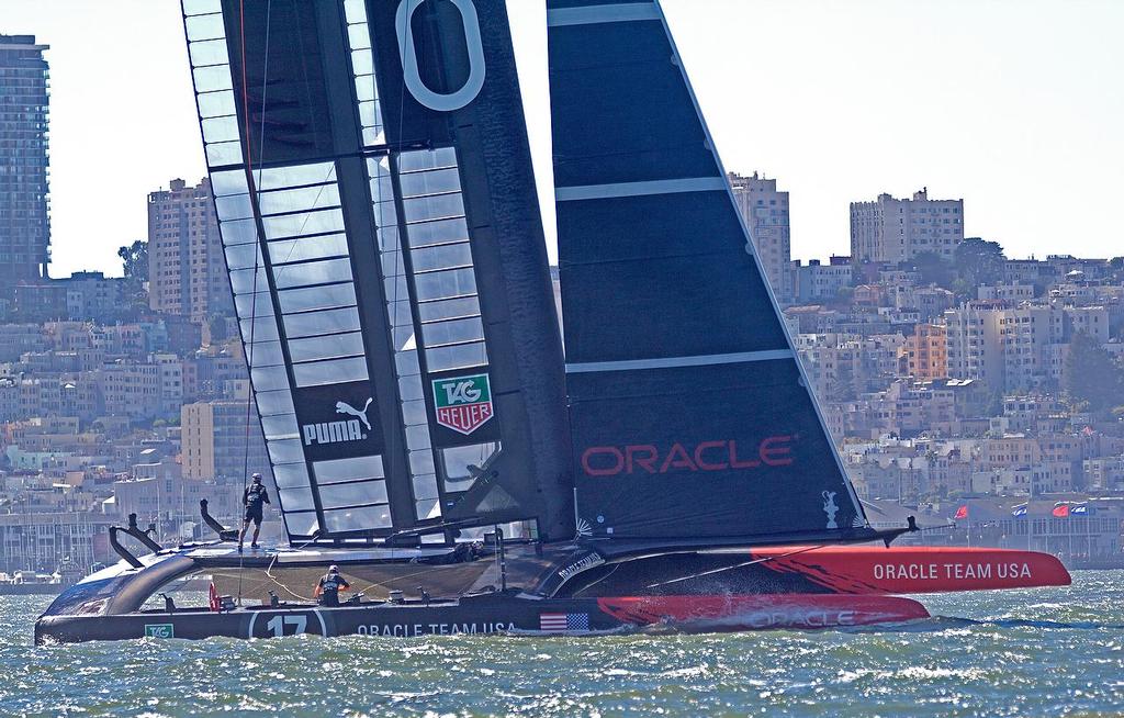 Oracle  - Day 14 America&rsquo;s Cup 2013 photo copyright Kurt Molnar taken at  and featuring the  class