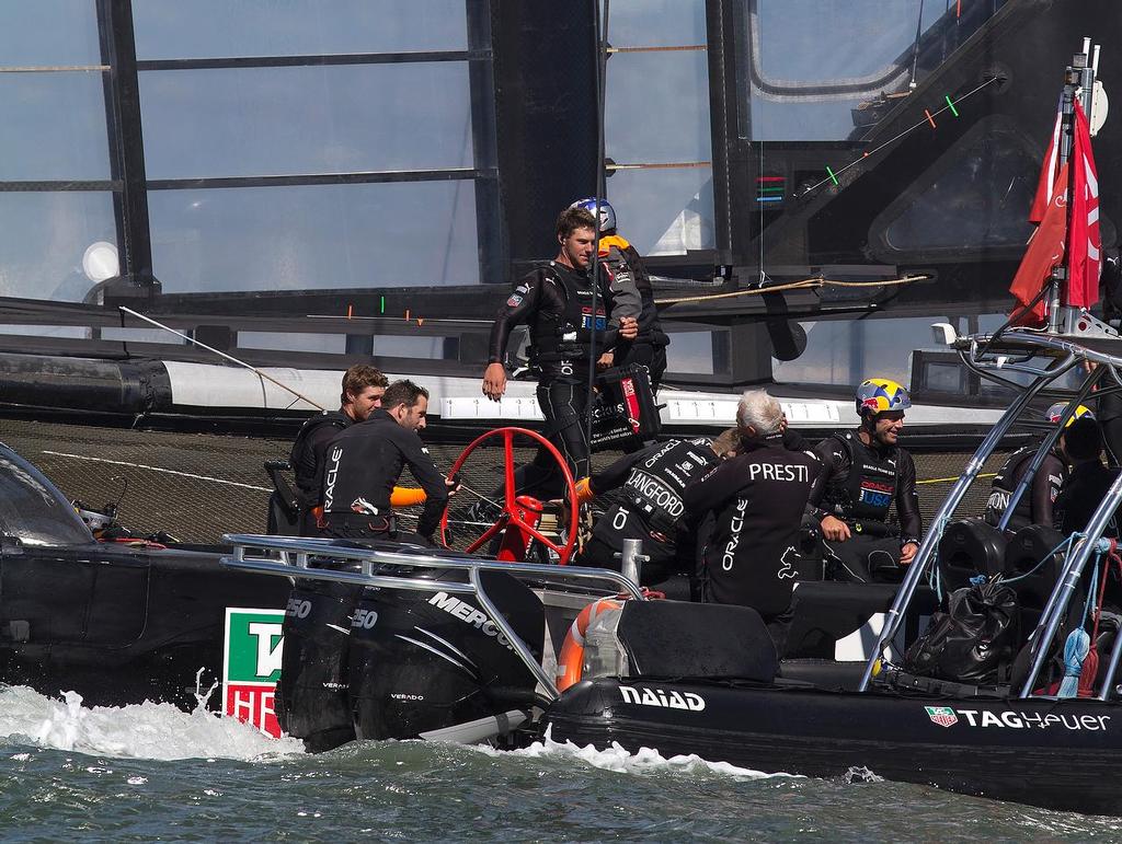 Oracle Team USA - Day 12 America’s Cup 2013 photo copyright Kurt Molnar taken at  and featuring the  class