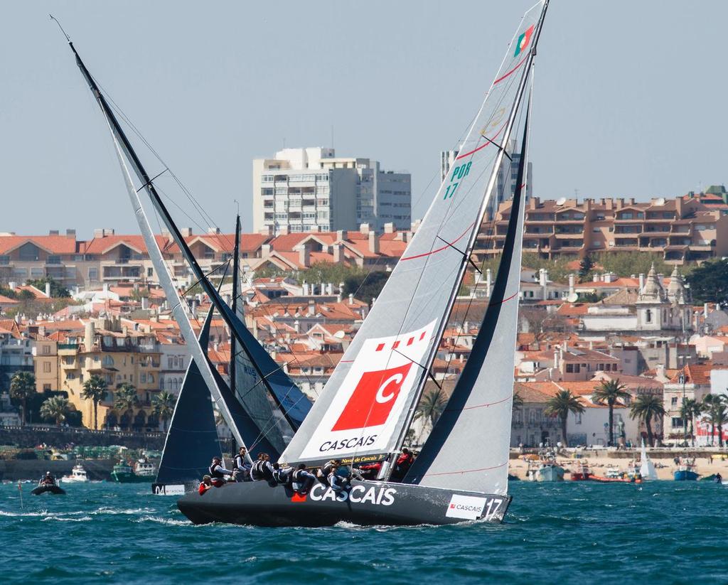 Patrick de Barros match racing in Cascais 2012 photo copyright MartinezStudio.es taken at  and featuring the  class