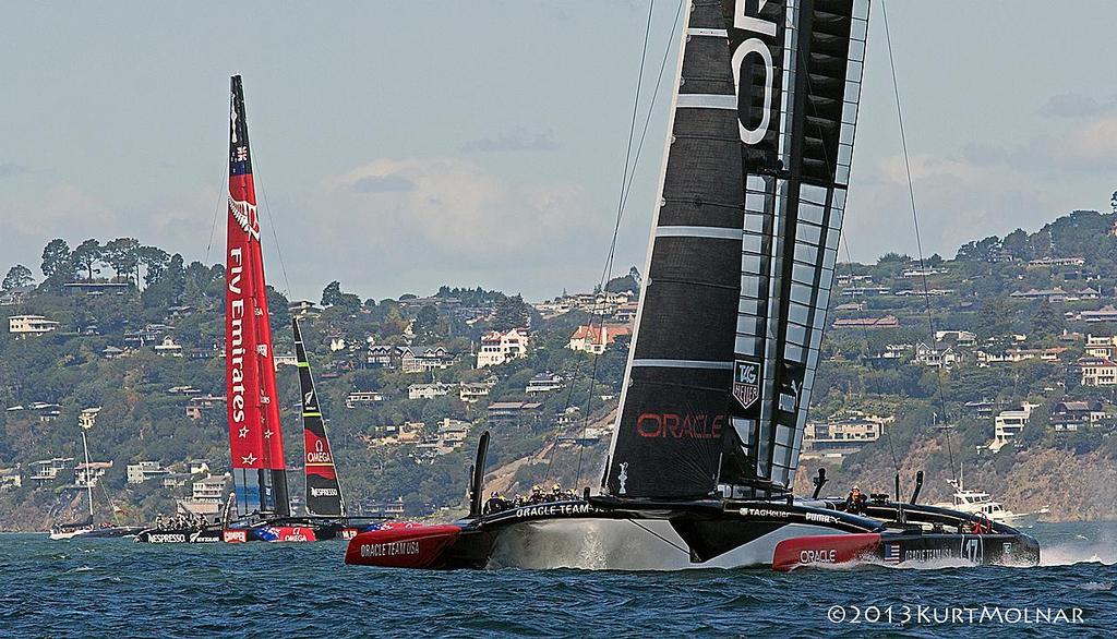 Start 1 - America's Cup - Day 15 photo copyright Kurt Molnar taken at  and featuring the  class
