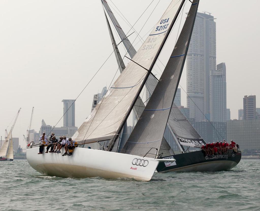 Teams at the Audi Hong Kong to Vietnam Race photo copyright RHKYC / Guy Nowell taken at  and featuring the  class