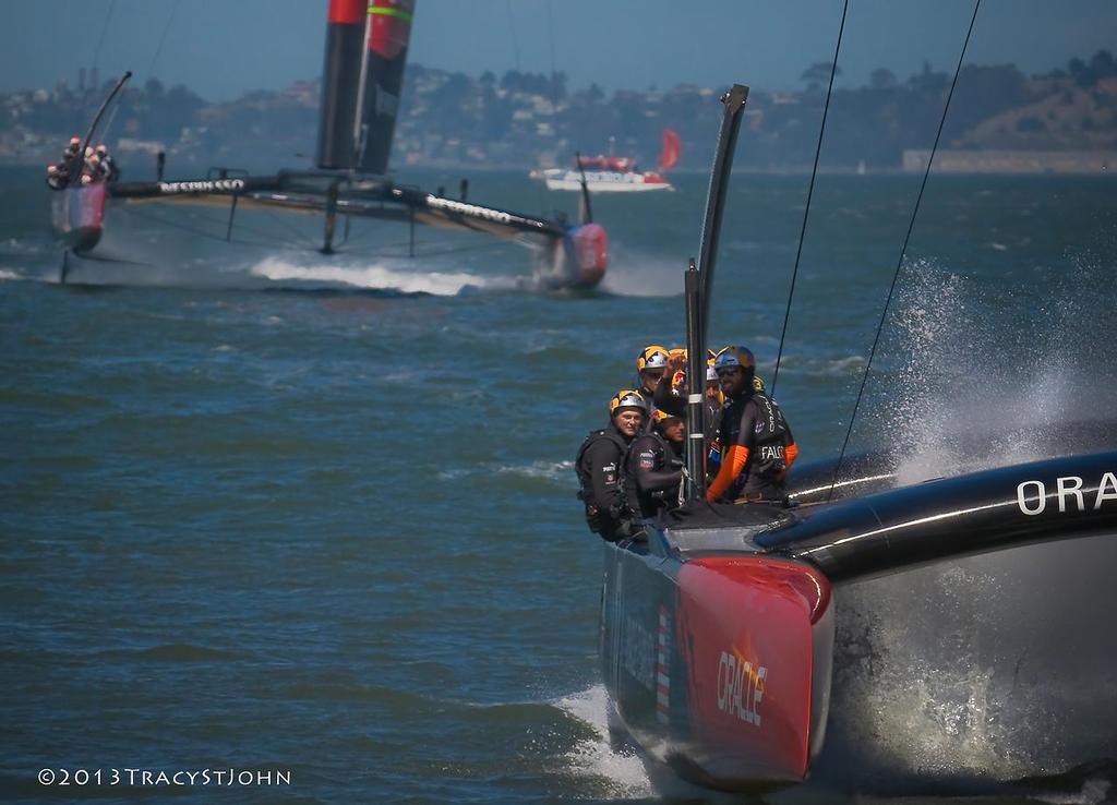 otusa barrel - America's Cup - Day 15 photo copyright Tracy St John http://www.stjohnphoto.tv/ taken at  and featuring the  class