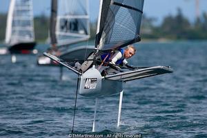 1374736 650040508361492 718970977 n - Day 3 - 2013 Moth Worlds, Hawaii photo copyright Thierry Martinez/International Moth Class http://www.moth-sailing.org taken at  and featuring the  class