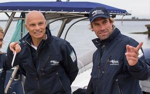Torbjorn Tornqvist and Iain Percy photo copyright Sander van der Borch / Artemis Racing taken at  and featuring the  class