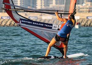 Bryony Shaw (GBR) Women&rsquo;s RSX - 2013 ISAF Sailing World Cup Qingdao photo copyright ISAF  taken at  and featuring the  class