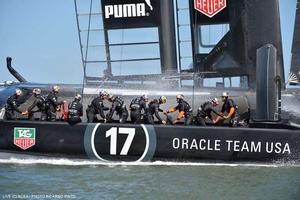 24/09/2013 - San Francisco (USA,CA) - 34th America's Cup - Oracle Team USA vs Emirates Team New Zealand, Race Day 14 photo copyright ACEA / Ricardo Pinto http://photo.americascup.com/ taken at  and featuring the  class