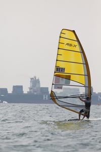 David Mier Teran MEX Men RSX - 2013 ISAF Sailing World Cup Qingdao photo copyright ISAF  taken at  and featuring the  class
