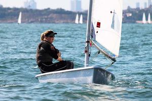 Lowther NZL Laser Radial - 2013 ISAF Sailing World Cup Qingdao Day 5 photo copyright ISAF  taken at  and featuring the  class