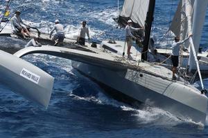 Paradox, winner in the multihull class - Les Voiles de Saint Barth 2013 photo copyright  Tim Wright / Les Voiles de St Barth http://www.lesvoilesdesaintbarth.com/ taken at  and featuring the  class