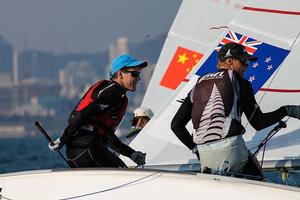 Paul Snow Hansen Dan Wilcox NZL Men's 470 - 2013 ISAF Sailing World Cup Qingdao Day 4 photo copyright ISAF  taken at  and featuring the  class