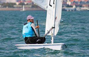 Pavlos Kontides (CYP) Laser - 2013 ISAF Sailing World Cup Qingdao Day 5 photo copyright ISAF  taken at  and featuring the  class